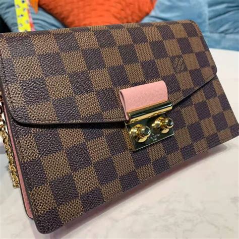 lv croisette chain wallet|louis vuitton damier crossbody.